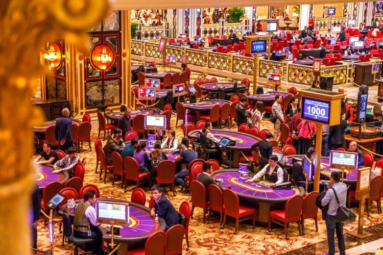 Macao casino inside